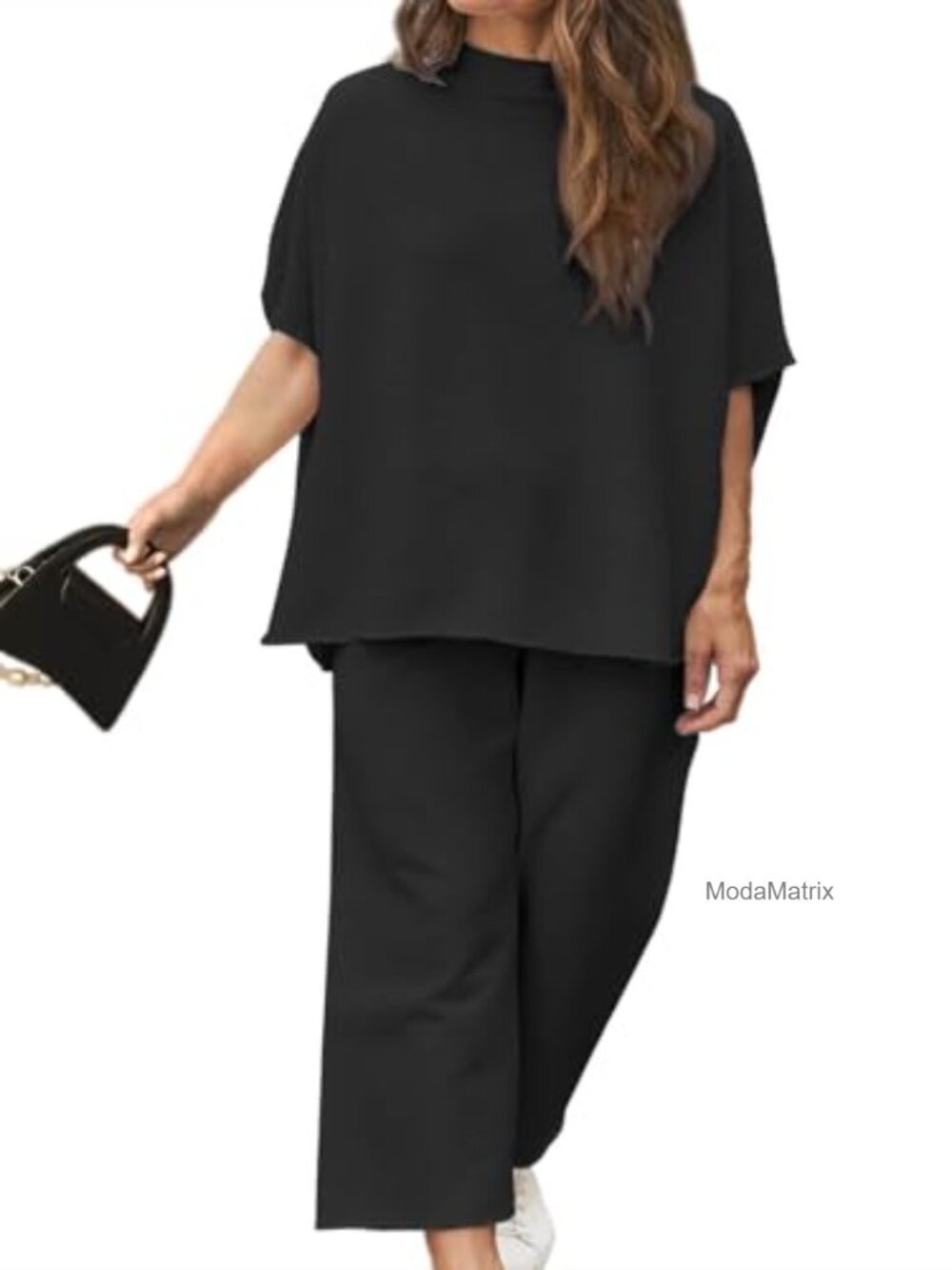 2 Piece Lounge Set Plus Size Comfy Cotton Sleepwear